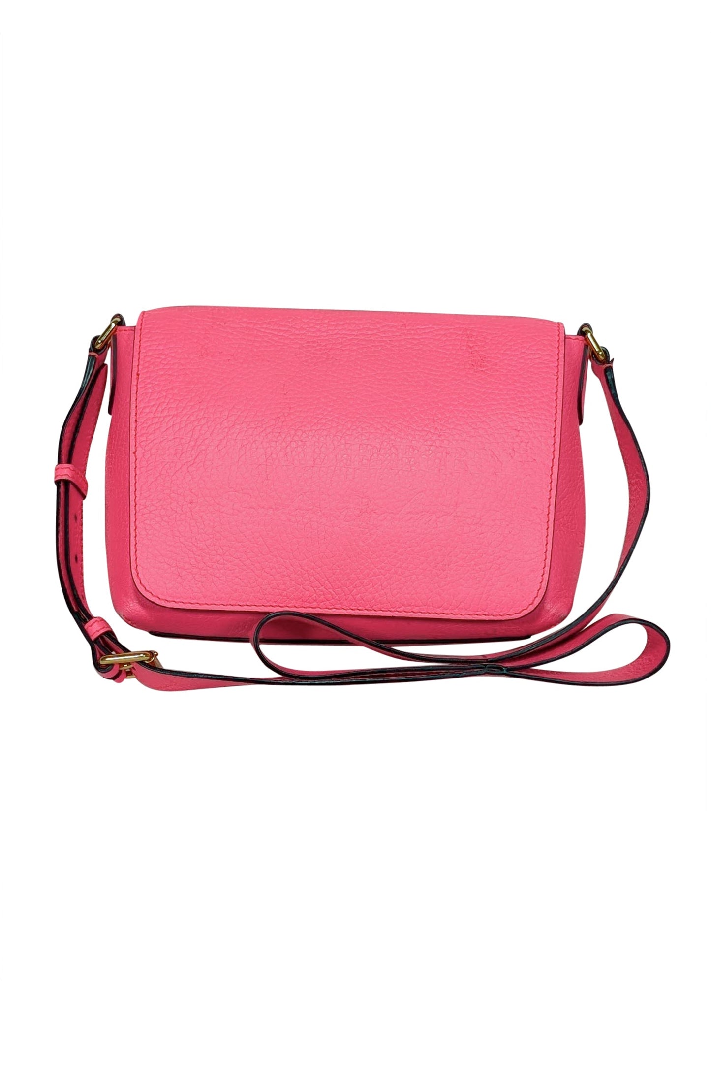 Burberry Hot Pebbled Leather Pink Crossbody Bag
