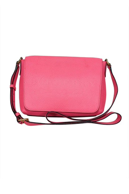 Burberry Hot Pebbled Leather Pink Crossbody Bag