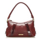 Burberry Baguette Leather Red Handbag Style 2