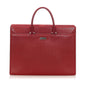 Burberry Business Leather Red Handbag