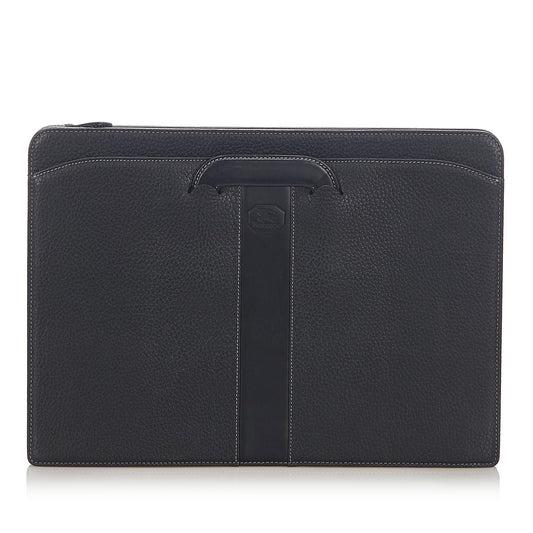 Burberry Business Leather Black Handbag