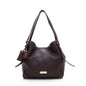 Burberry Canterbury Small Leather Purple Shoulder Bag