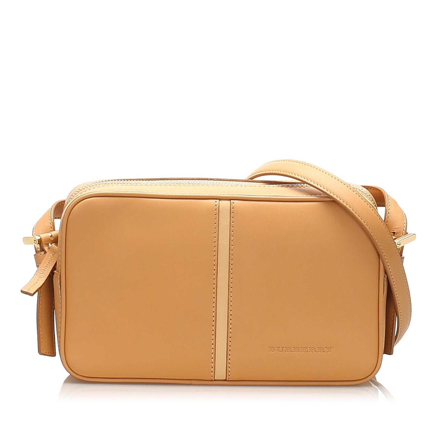 Burberry Body Leather Brown Crossbody Bag