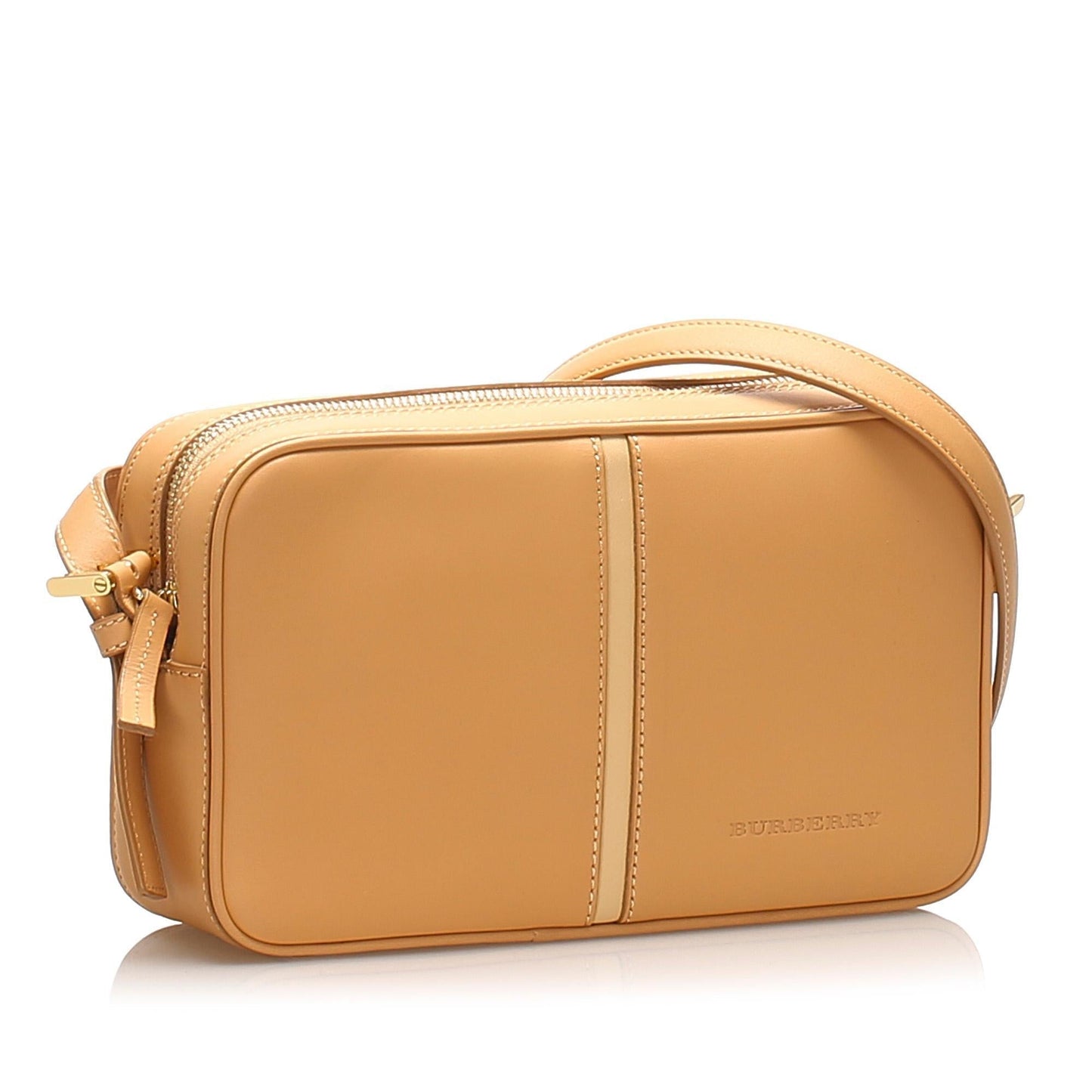 Burberry Body Leather Brown Crossbody Bag