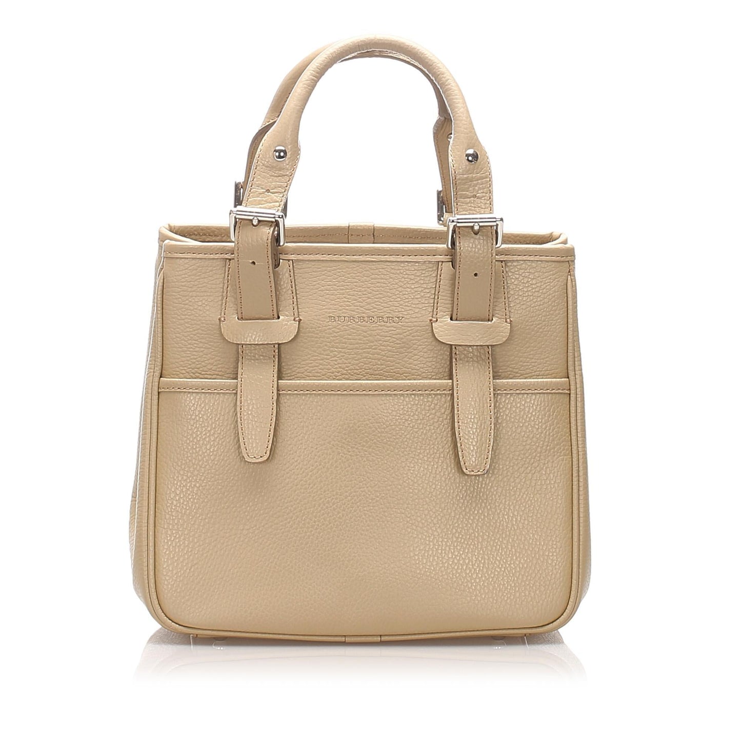 Burberry Leather Brown Handbag Style 4