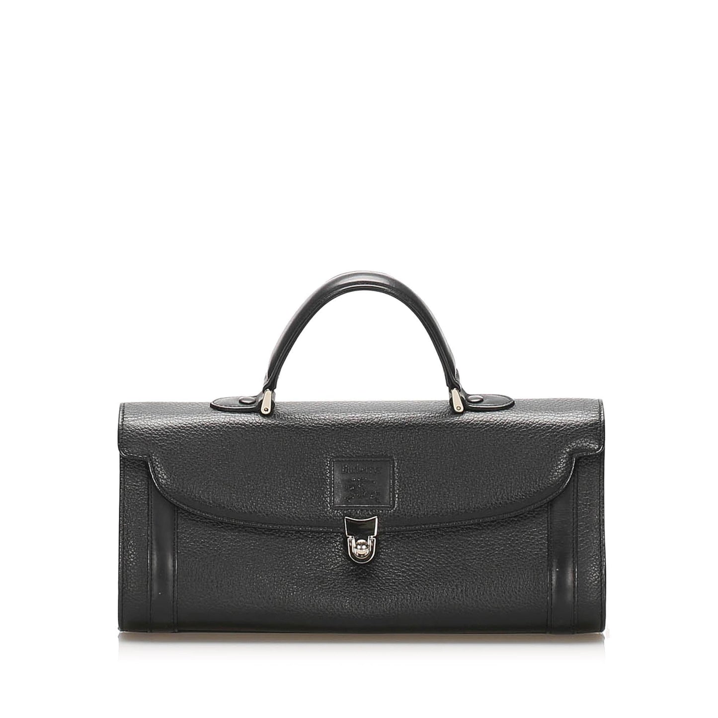 Burberry Leather Black Handbag Style 3