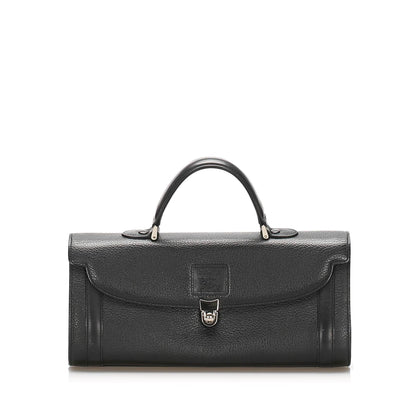 Burberry Leather Black Handbag Style 3