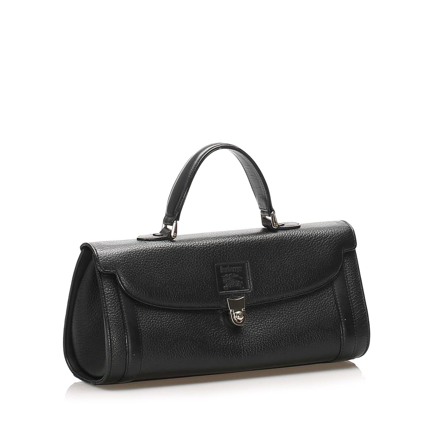 Burberry Leather Black Handbag Style 3