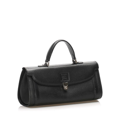 Burberry Leather Black Handbag Style 3