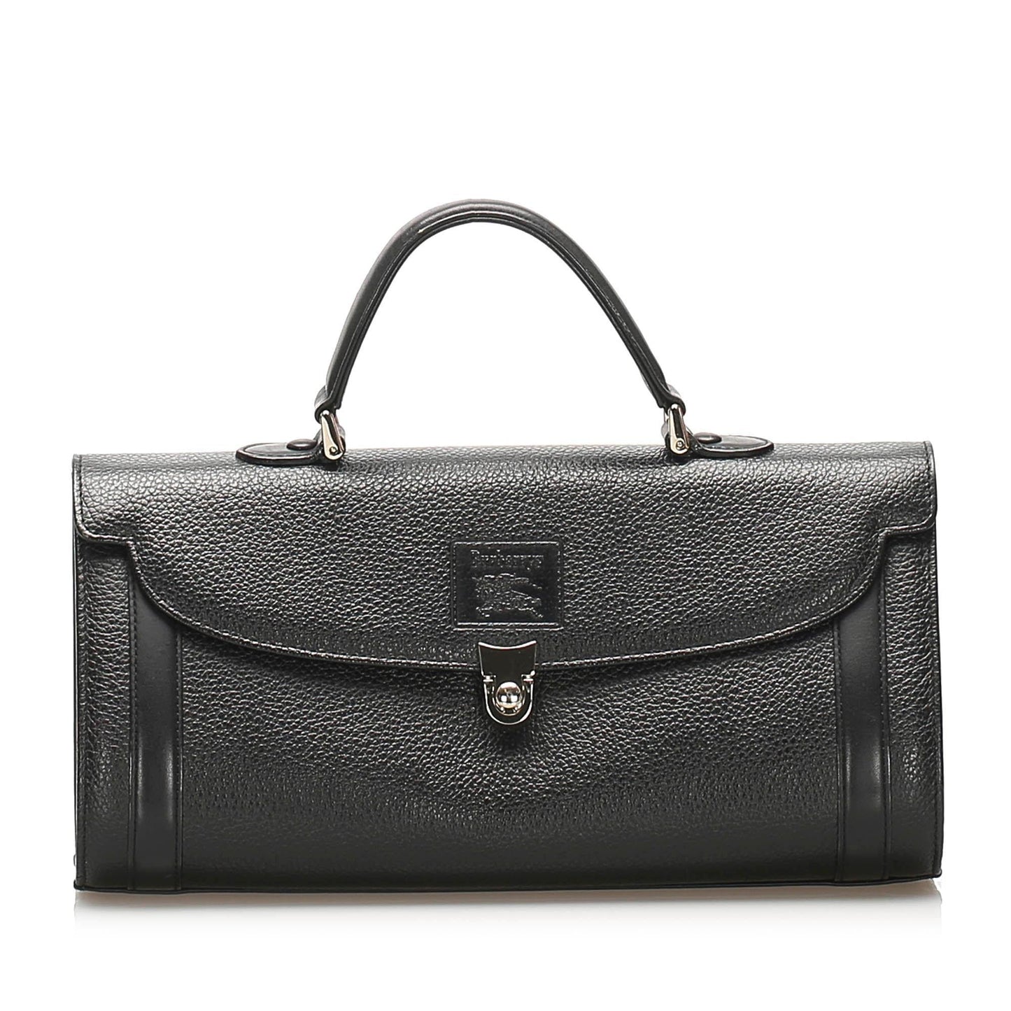 Burberry Leather Black Handbag Style 4