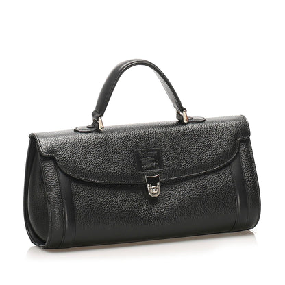 Burberry Leather Black Handbag Style 4