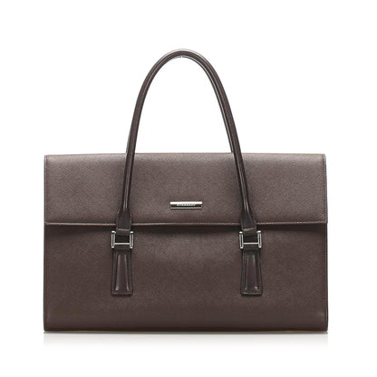 Burberry Leather Black Handbag Style 5