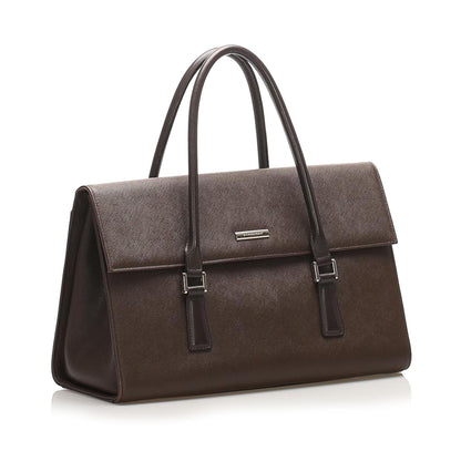 Burberry Leather Black Handbag Style 5