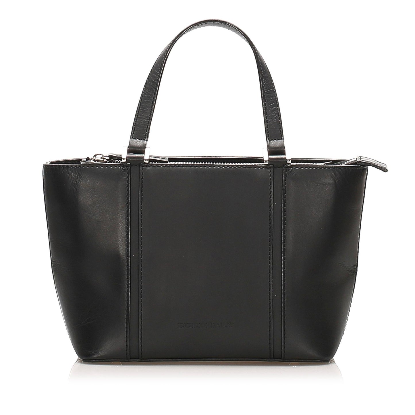 Burberry Leather Black Handbag Style 9