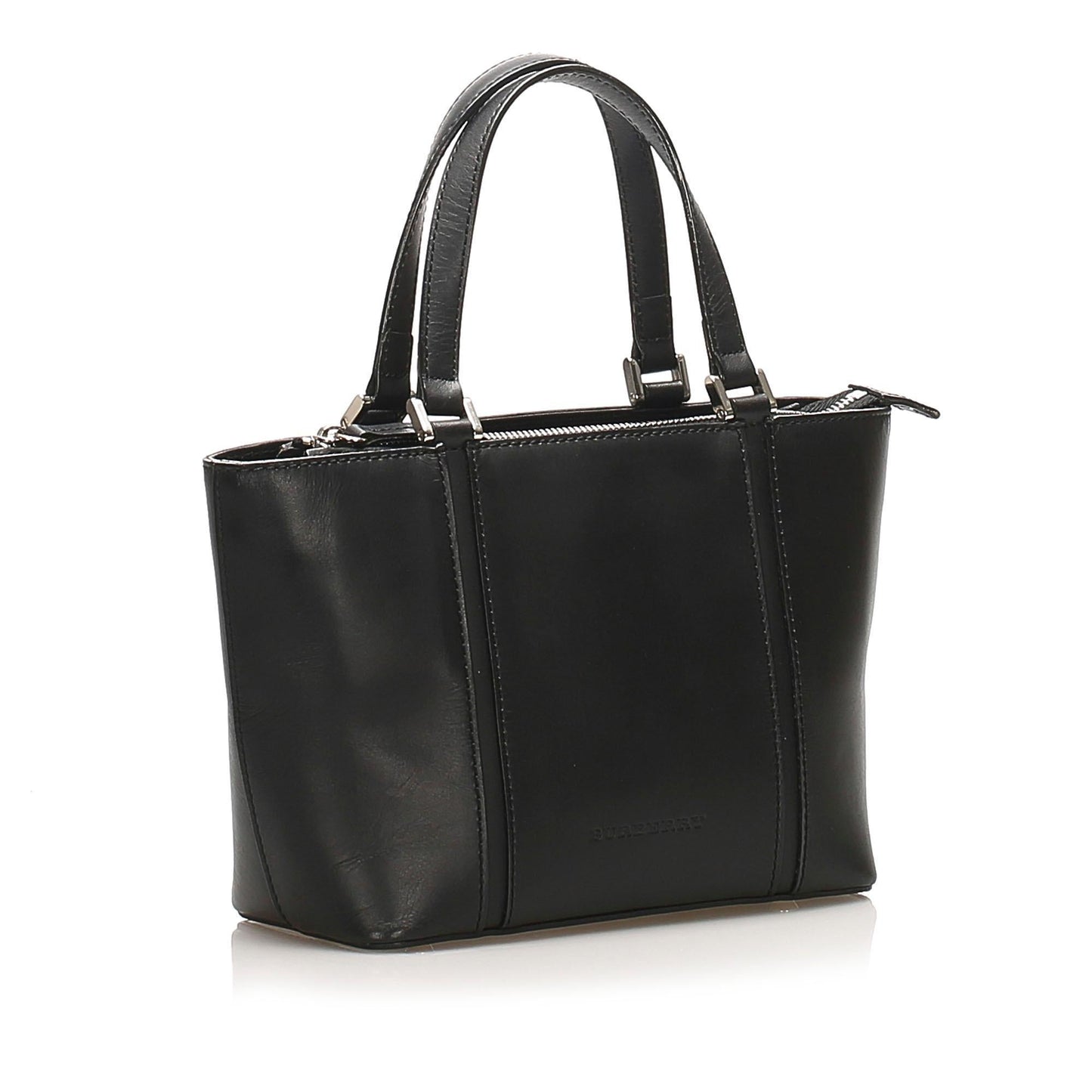 Burberry Leather Black Handbag Style 9