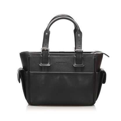 Burberry Leather Black Handbag Style 10