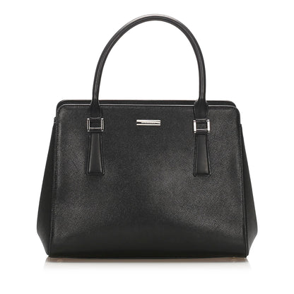 Burberry Leather Black Handbag Style 11