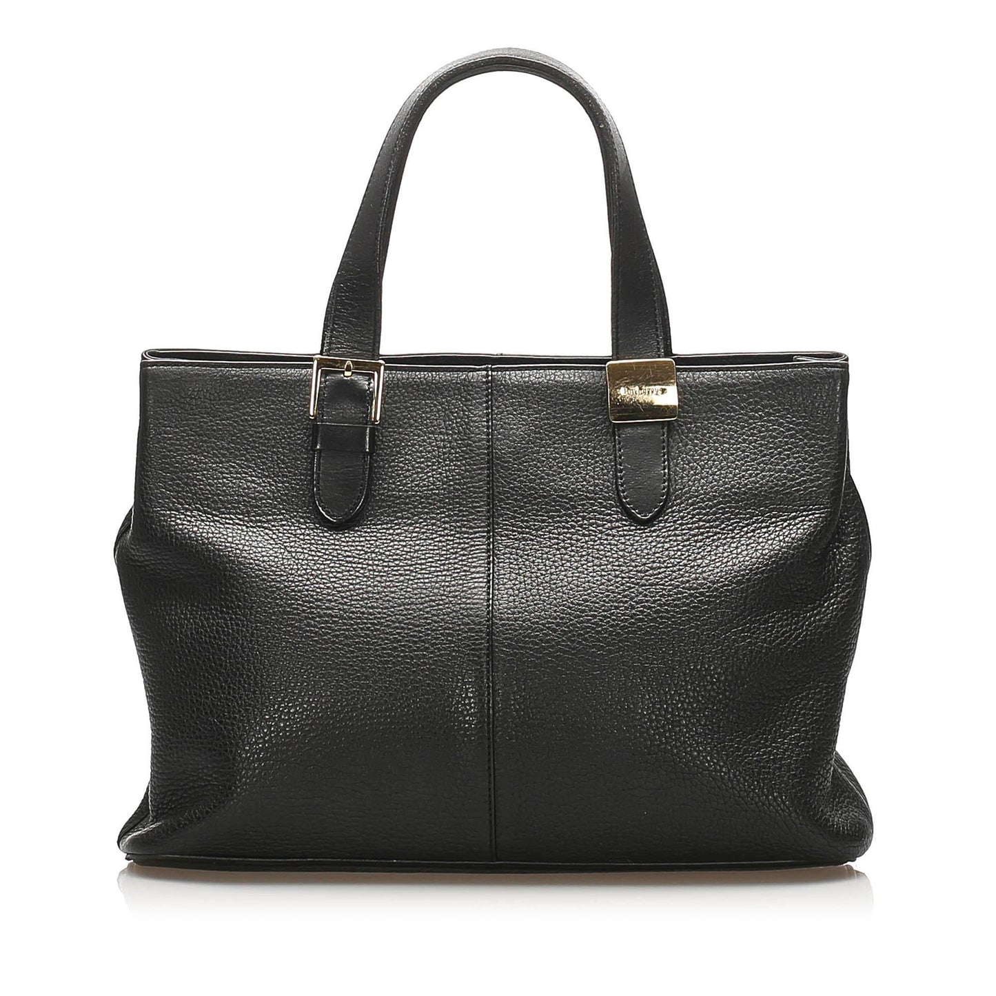 Burberry Leather Black Handbag Style 12
