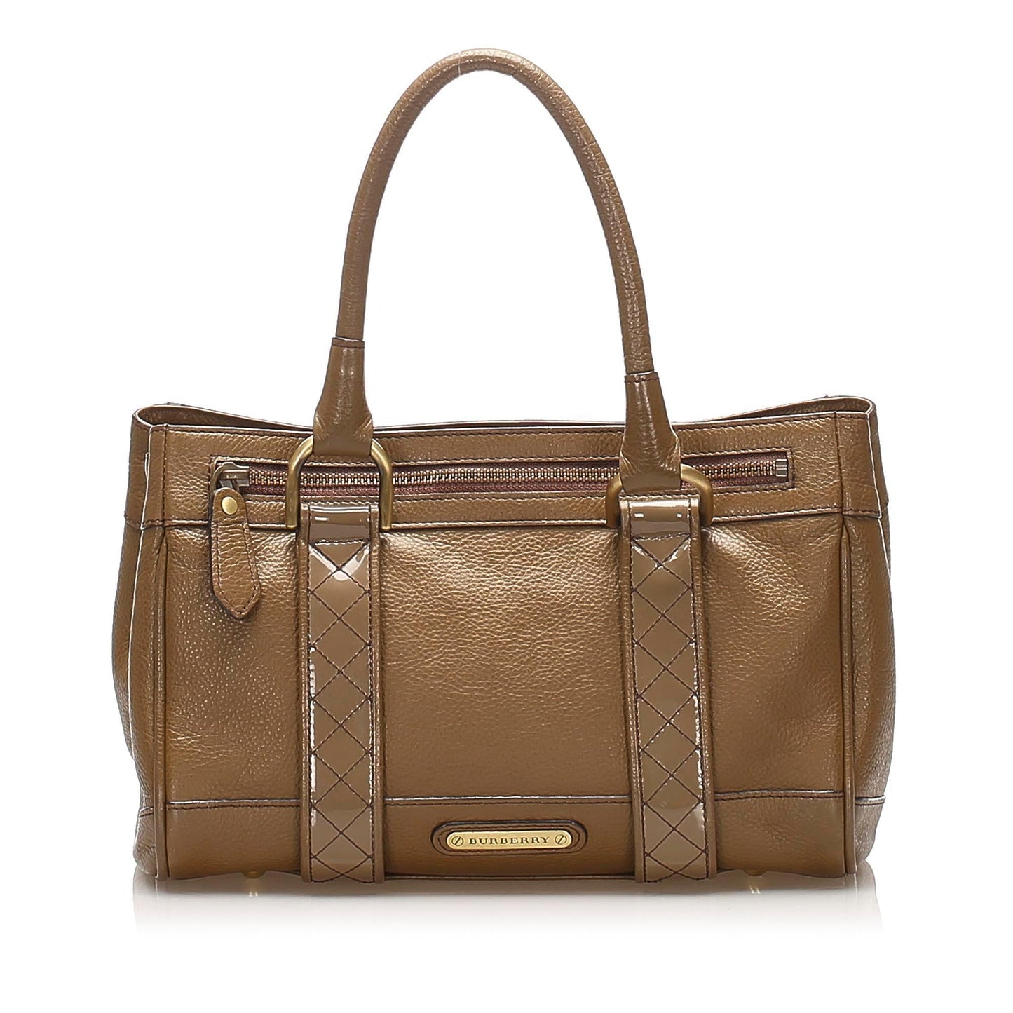 Burberry Leather Brown Handbag Style 5