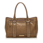 Burberry Leather Brown Handbag Style 5
