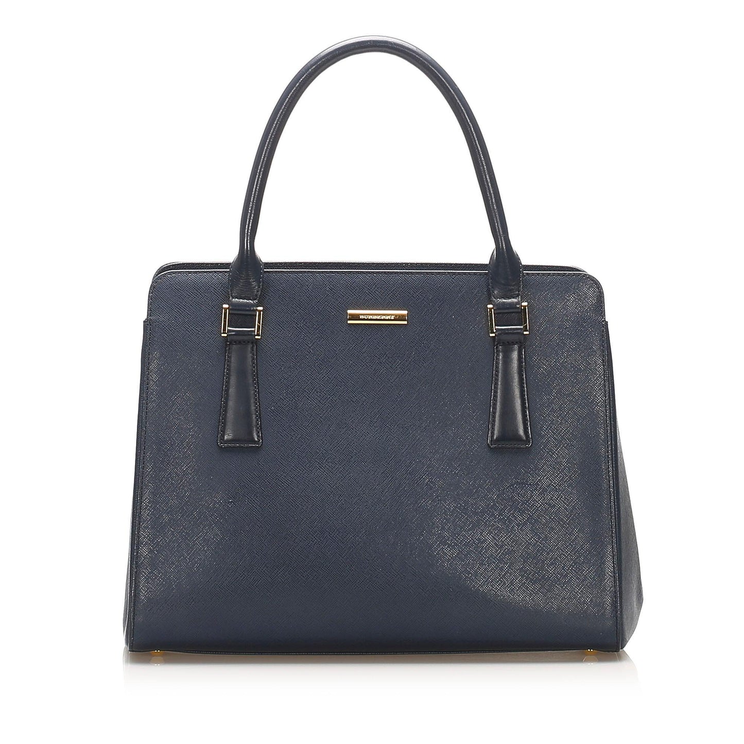 Burberry Leather Blue Handbag