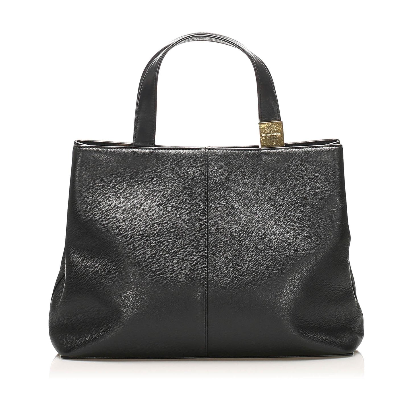 Burberry Leather Black Handbag Style 13