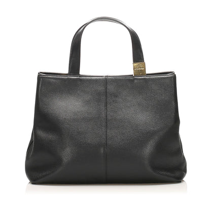 Burberry Leather Black Handbag Style 13