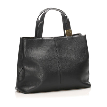 Burberry Leather Black Handbag Style 13