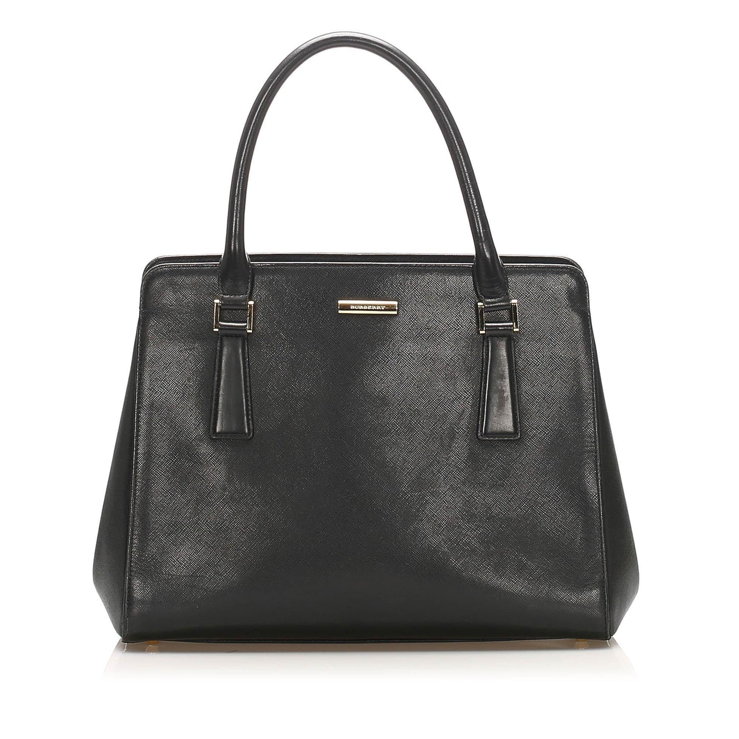 Burberry Leather Black Handbag Style 14