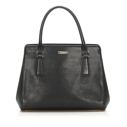 Burberry Leather Black Handbag Style 14