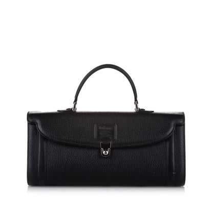Burberry Leather Black Handbag Style 15
