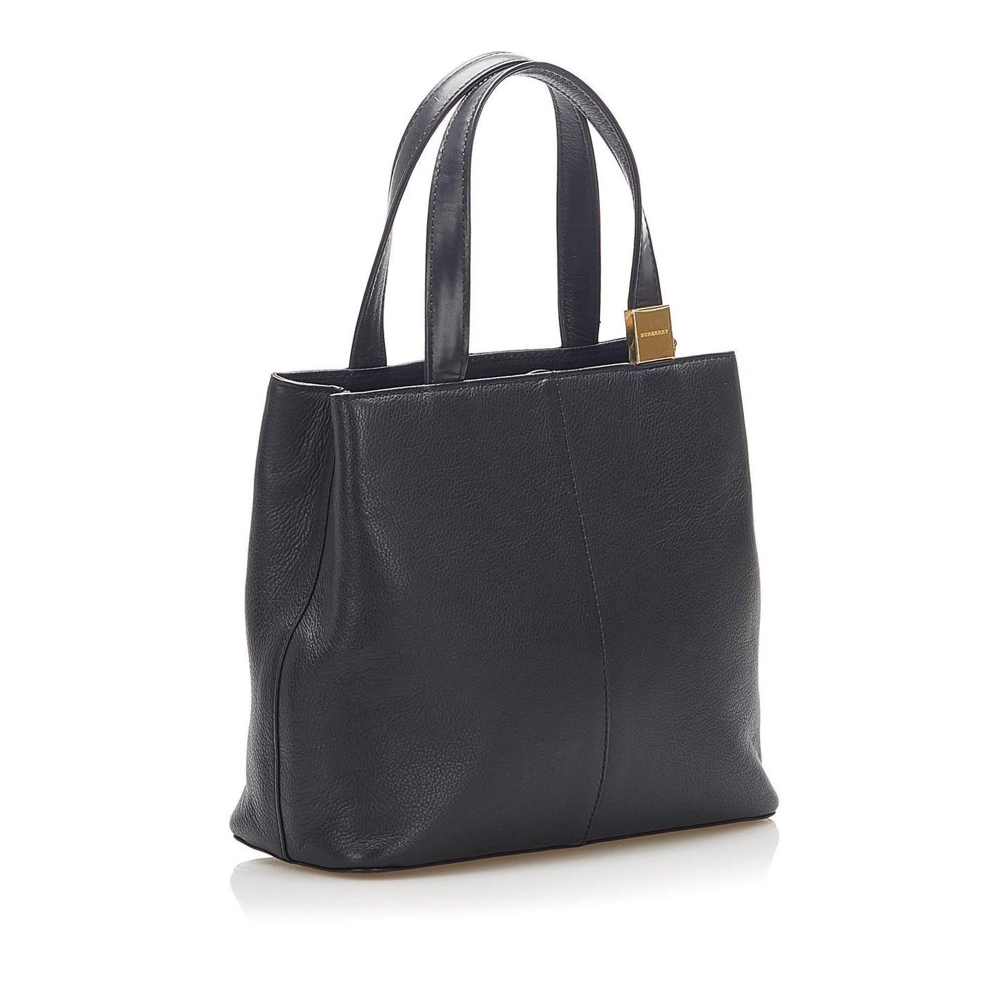 Burberry Leather Black Handbag Style 16