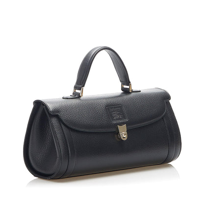 Burberry Leather Black Handbag Style 17