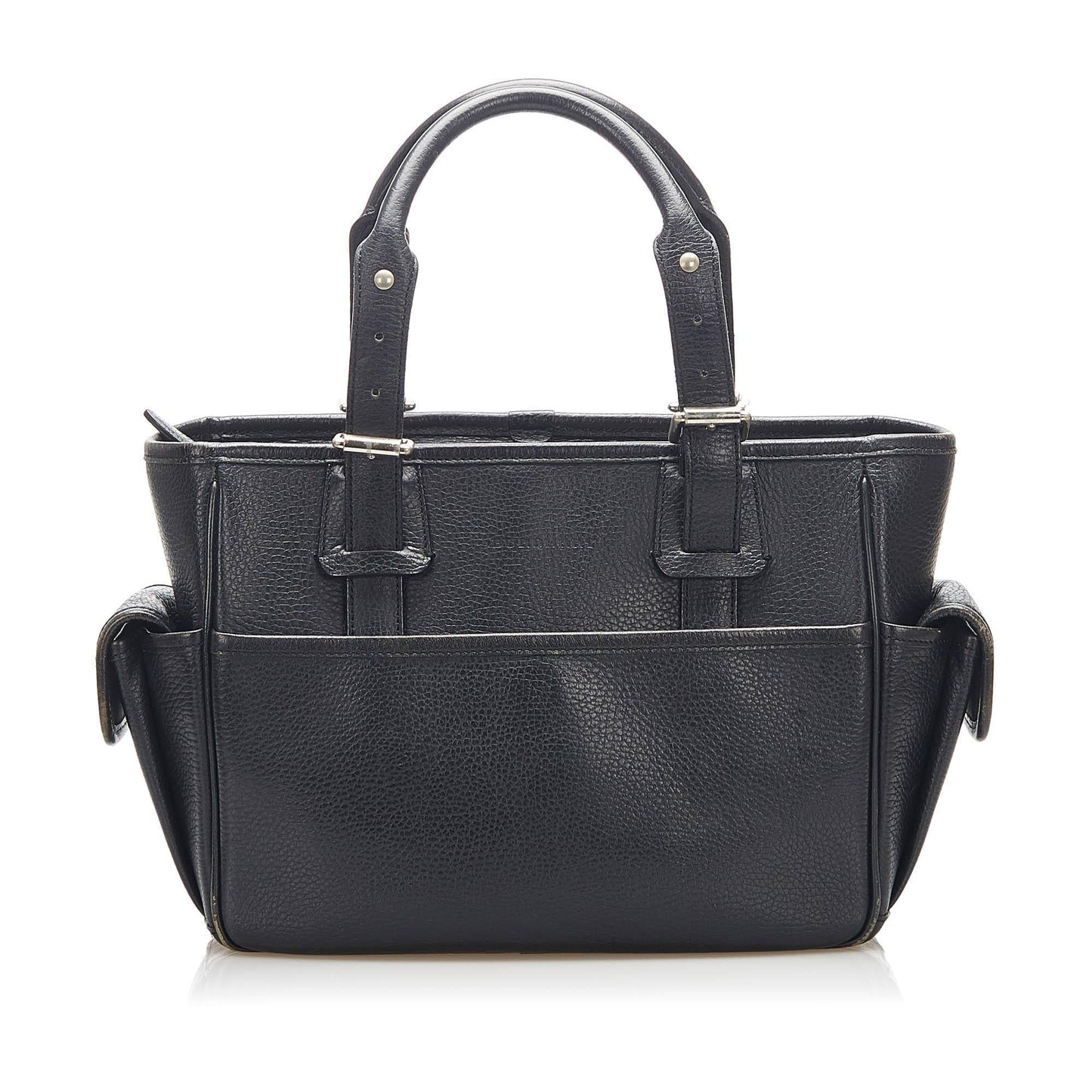 Burberry Leather Black Handbag Style 18