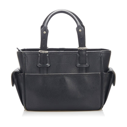Burberry Leather Black Handbag Style 18
