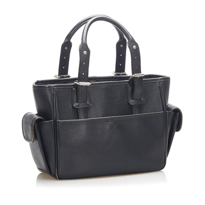 Burberry Leather Black Handbag Style 18