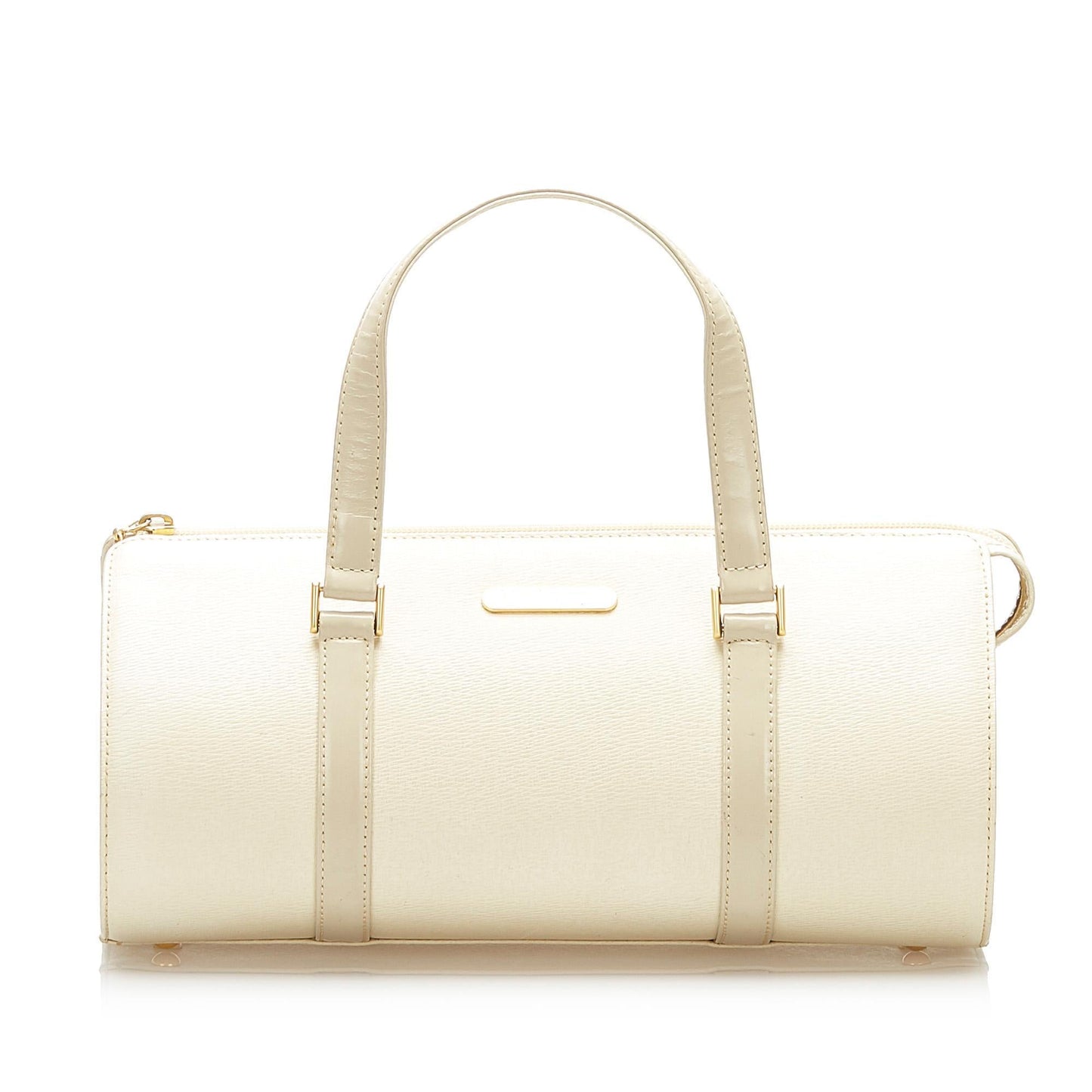 Burberry Leather White Handbag Style 2