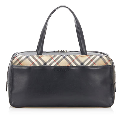 Burberry Leather Black Handbag Style 19