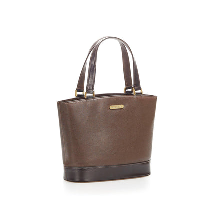 Burberry Leather Brown Handbag Style 9