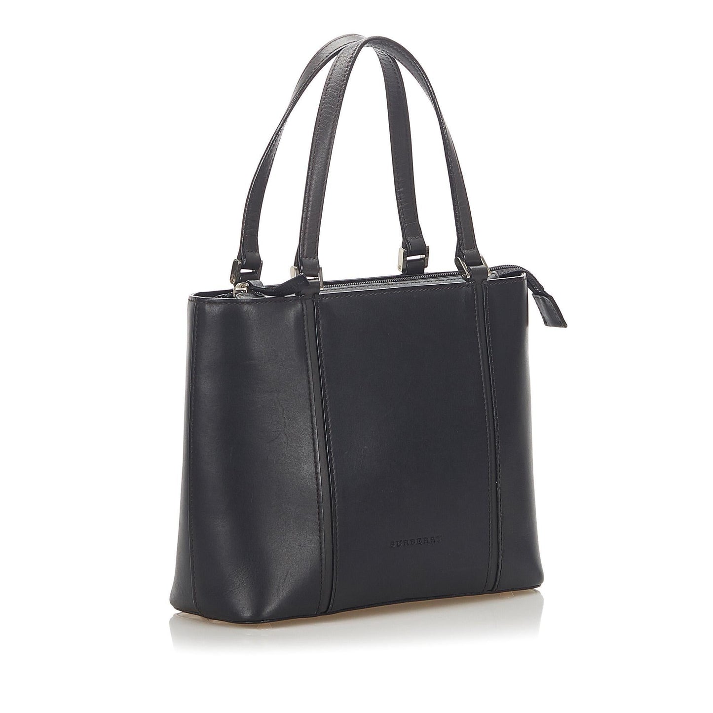Burberry Leather Black Handbag Style 21