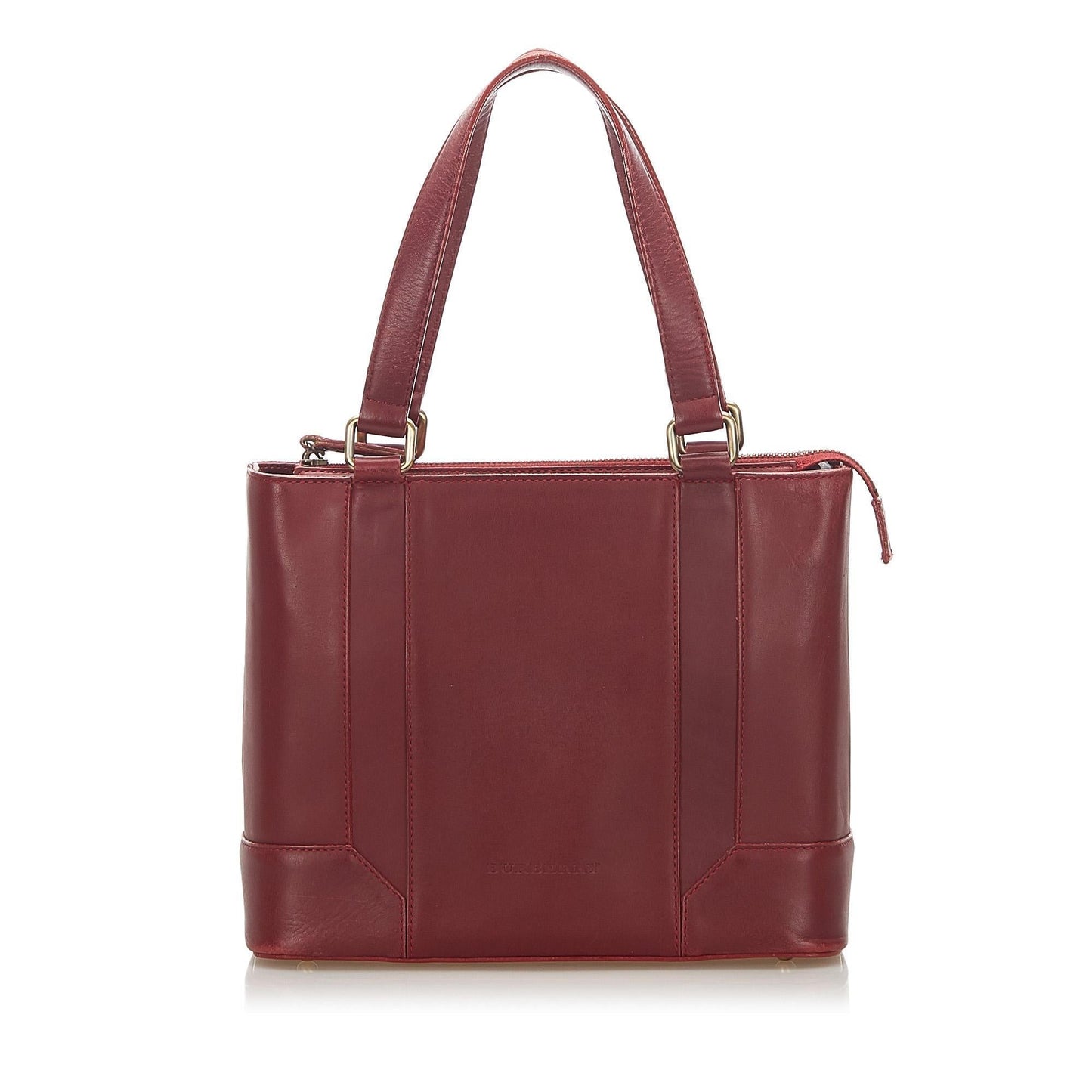 Burberry Leather Red Handbag Style 2