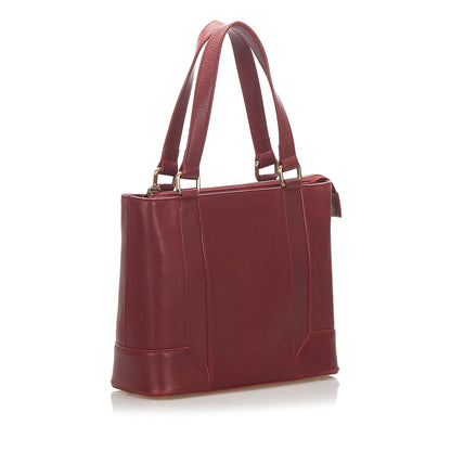 Burberry Leather Red Handbag Style 2