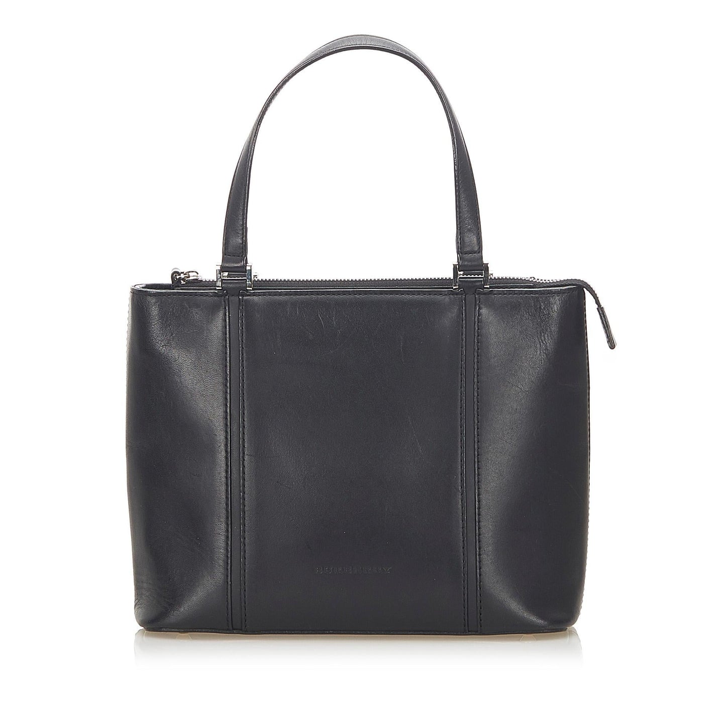 Burberry Leather Black Handbag Style 23