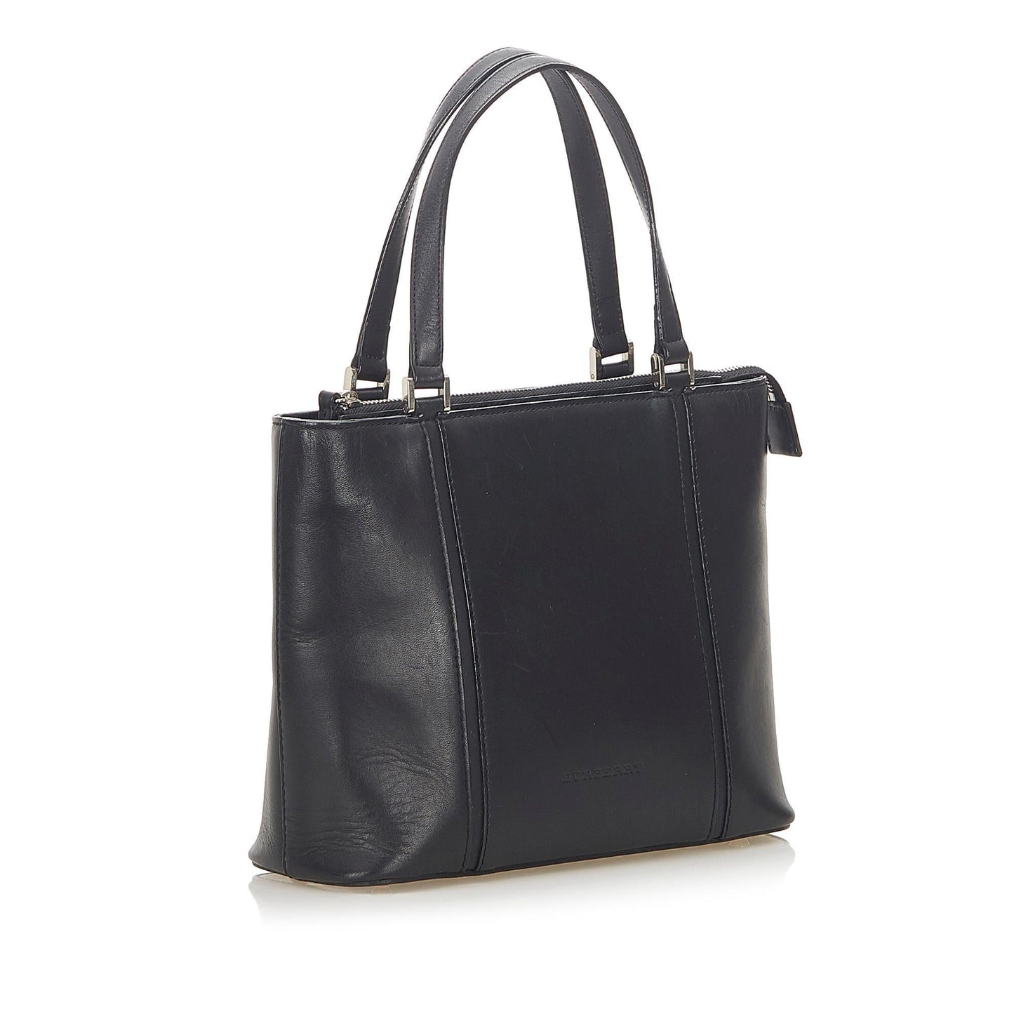 Burberry Leather Black Handbag Style 23