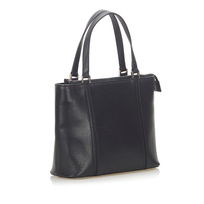 Burberry Leather Black Handbag Style 23