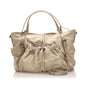 Burberry Leather Brown Satchel Bag