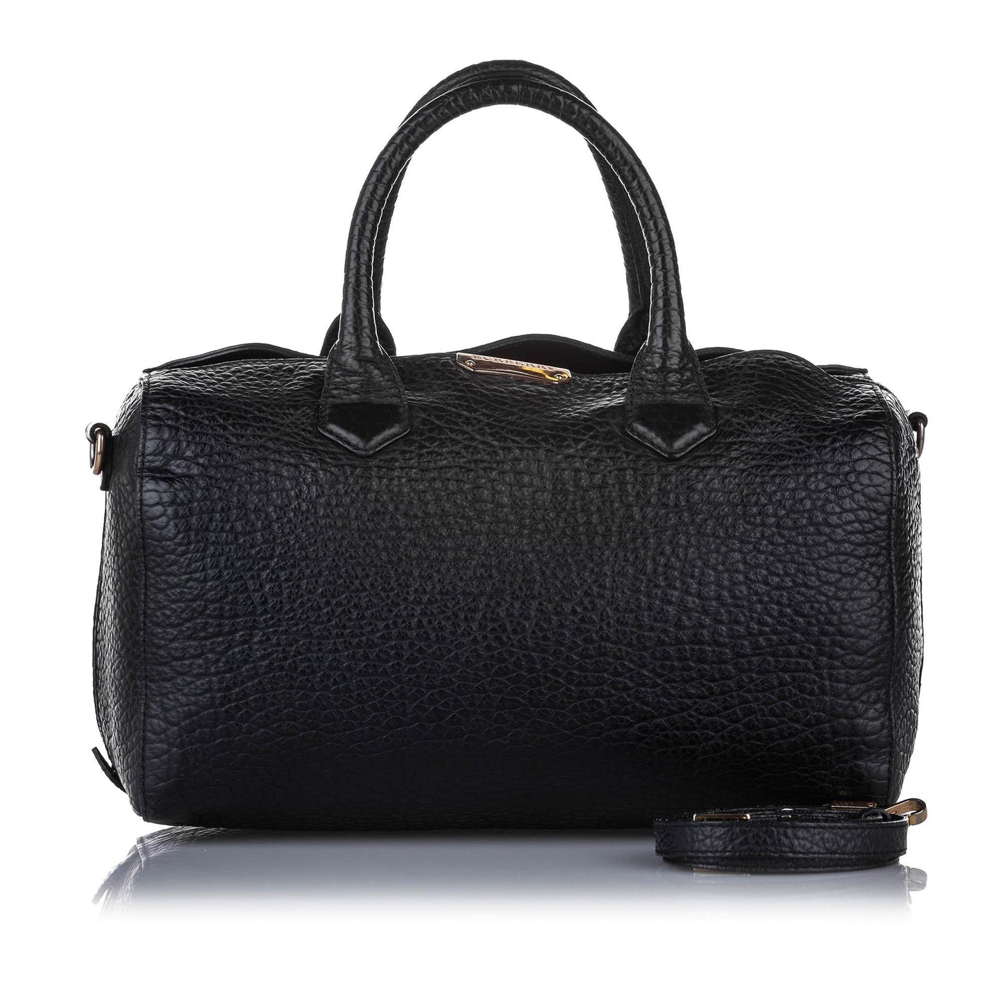 Burberry Leather Black Satchel Bag