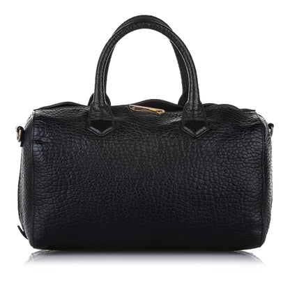 Burberry Leather Black Satchel Bag
