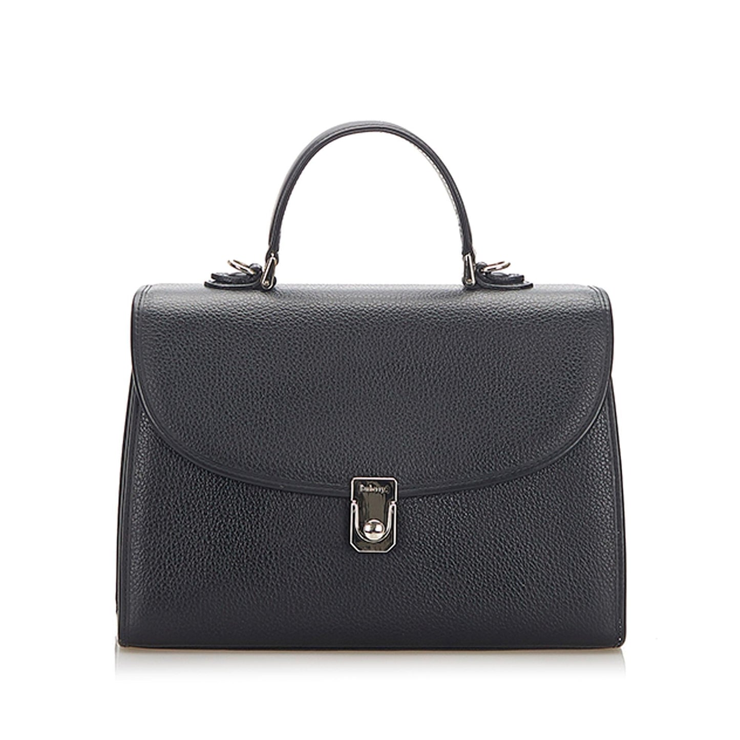 Burberry Leather Black Satchel Bag Style 2