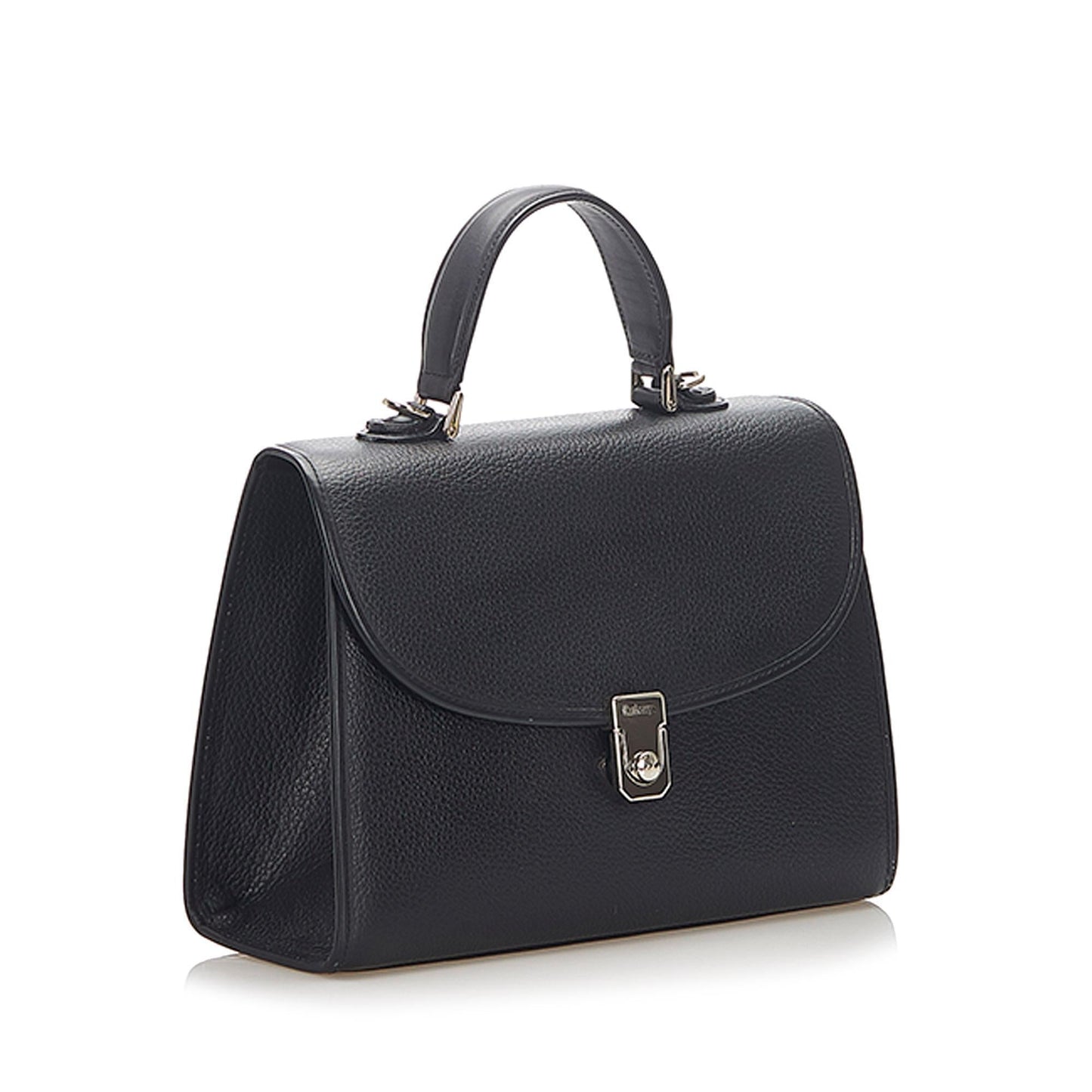 Burberry Leather Black Satchel Bag Style 2